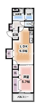コンフォート南野口町の間取り画像