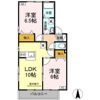ペニーレーン ABの間取り画像