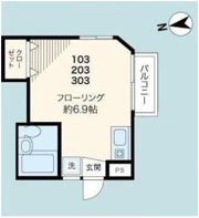 TCRE早稲田の間取り画像