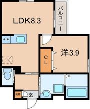 Crecia一宮Ⅲ(クレシアイチノミヤスリー)の間取り画像