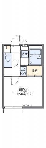 レオパレスカーサ ソレアードの間取り画像