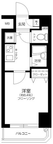 プレール天王洲アイル弐番館の間取り画像