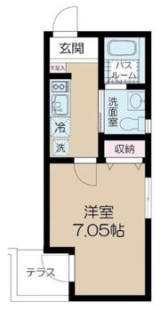 NSGATE五反野twoの間取り画像