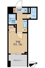 クリオ戸越銀座壱番館の間取り画像