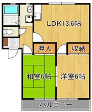 イースト高須の間取り画像