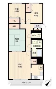 サンシティ南行徳Ⅲの間取り画像