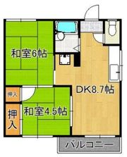 タウニーリバーサイドの間取り画像