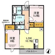 ティサージュの間取り画像