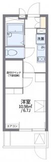 レオパレスグリーンメゾンの間取り画像