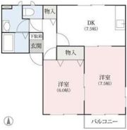 エスポワールK B棟の間取り画像