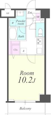 クレシェンテ月島の間取り画像