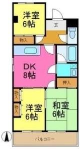 エクセルメゾン本山の間取り画像