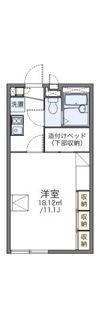 レオパレス広貴Bの間取り画像