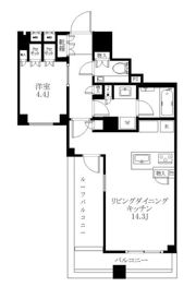 ブランズ三鷹の間取り画像