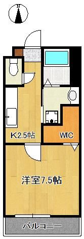 クオーレリツコ八幡南の間取り画像