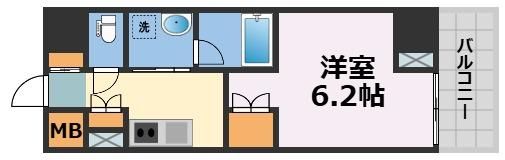 リーガル南船場Ⅲの間取り画像