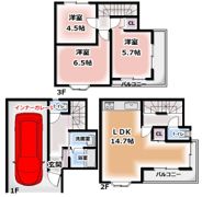 清滝 戸建ての間取り画像