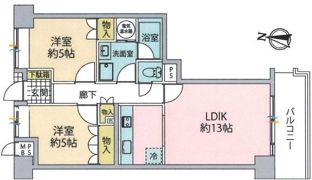 一橋学園ガーデニアの間取り画像