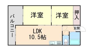 甲南メゾン深江の間取り画像