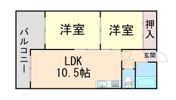 甲南メゾン深江の間取り画像