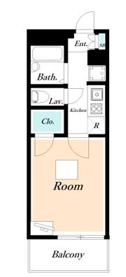 レオパレストレディアの間取り画像