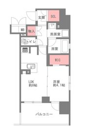 クリスタルエグゼ南堀江の間取り画像