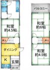 大久保町5丁目戸建ての間取り画像