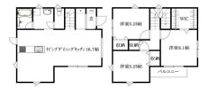 MATSUMOMENT雄郡1の間取り画像