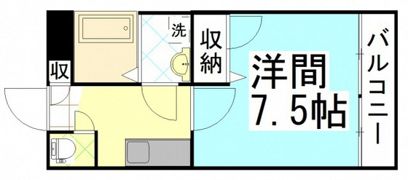 アベニュー大供の間取り画像