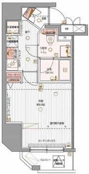 パティーナ上野の間取り画像