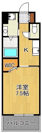 アルゴヴィラージュ工大前の間取り画像