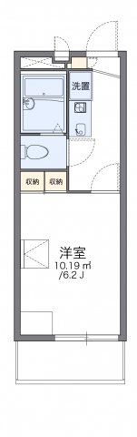 レオパレスエバグリーンの間取り画像