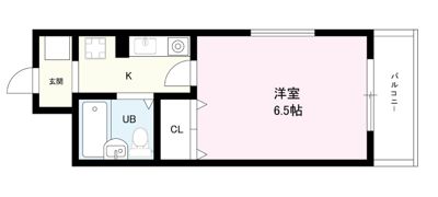 プレアール東中浜の間取り画像