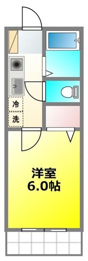 ミュゼハイツの間取り画像