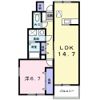 サンパティ砺波Aの間取り画像