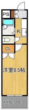 RISO到津の間取り画像