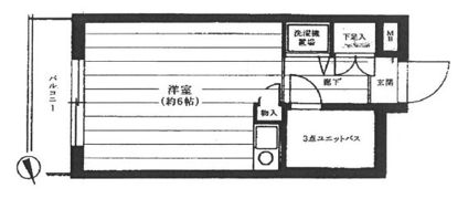 ライオンズマンション三鷹第6の間取り画像