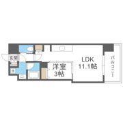 コンフォリア・リヴ東三国駅前ソルテラスの間取り画像