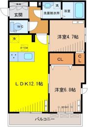 シャンプロフォンドの間取り画像