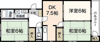 明神ビルの間取り画像