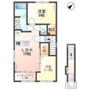 （仮）大津市大萱2丁目新築アパートの間取り画像