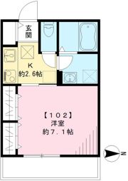 Ravi Ra Ruby ラヴィ ラ ルビーの間取り画像