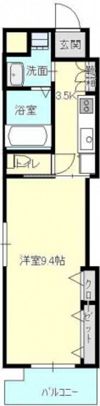 ノーブル縮景園の間取り画像