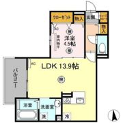 リバーフロント羽衣の間取り画像