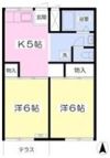たちばなハイツの間取り画像