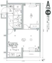 スカイコート品川東大井の間取り画像