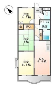 サニーパレス末友の間取り画像
