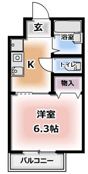 ファミーユ宮野の間取り画像