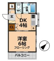 クレール三鷹台の間取り画像