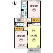 セジュール松縄 B棟の間取り画像
